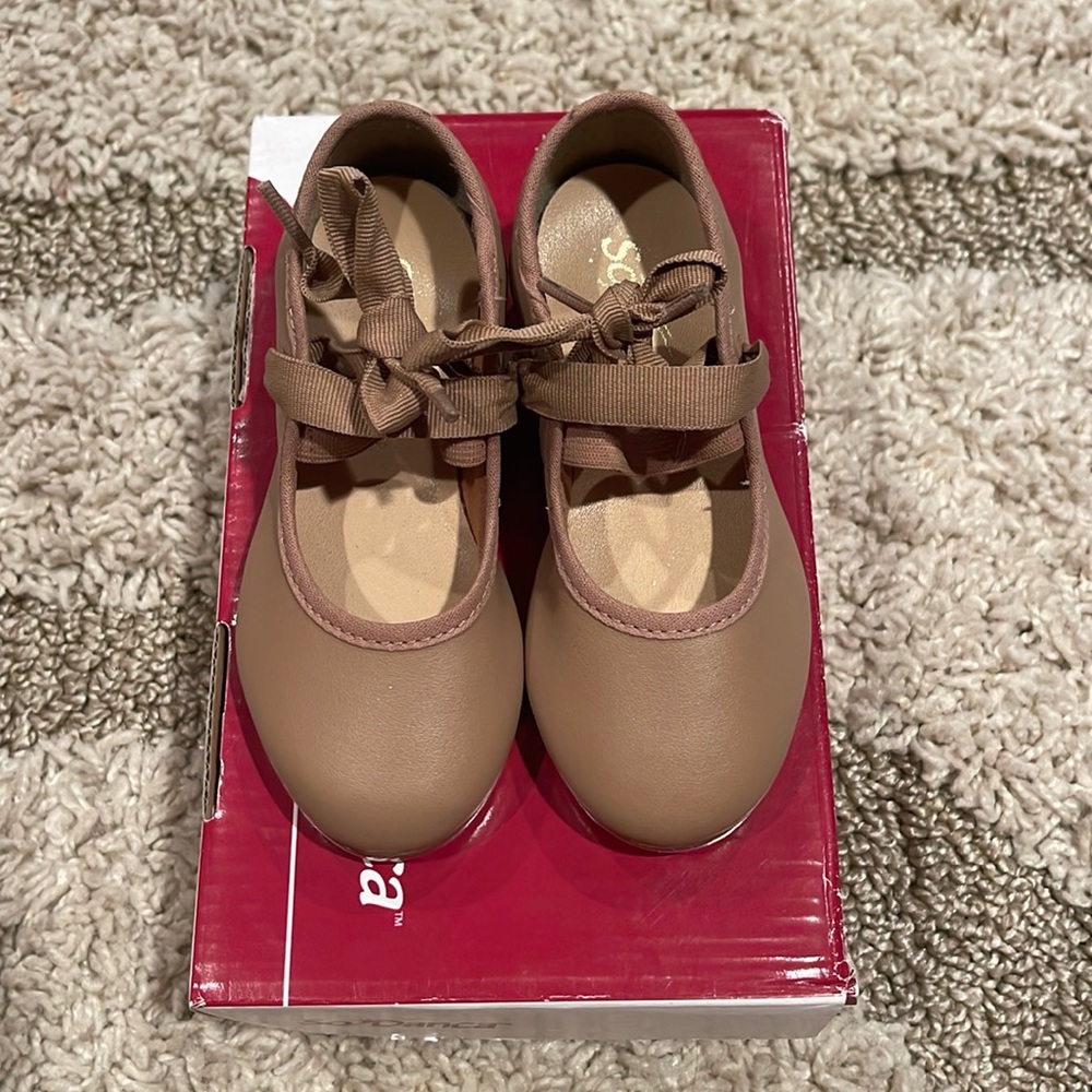 So Danca Child's Shuffle Tap Tap Shoes - Caramel